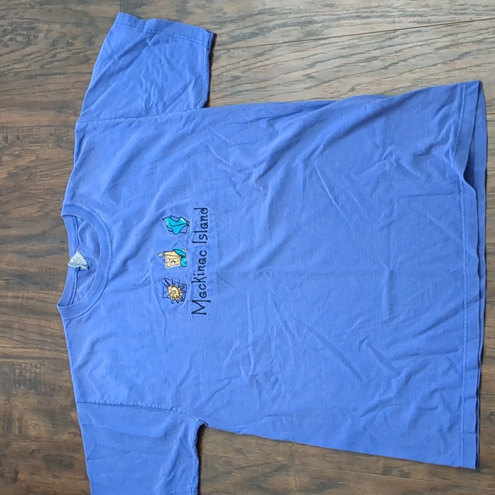 Vintage 90s women's Mackinac Island tee M